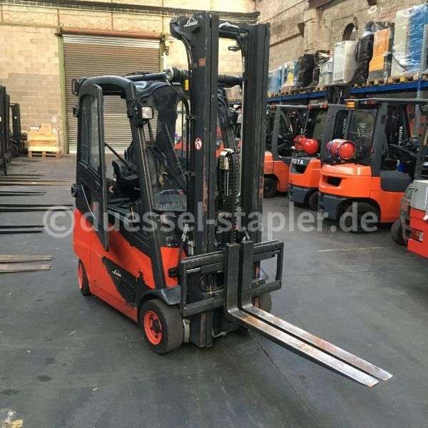 Naujas šakinis krautuvas LINDE E16PH-02 - 2.022Std/Triplex5.050mm/Seitens