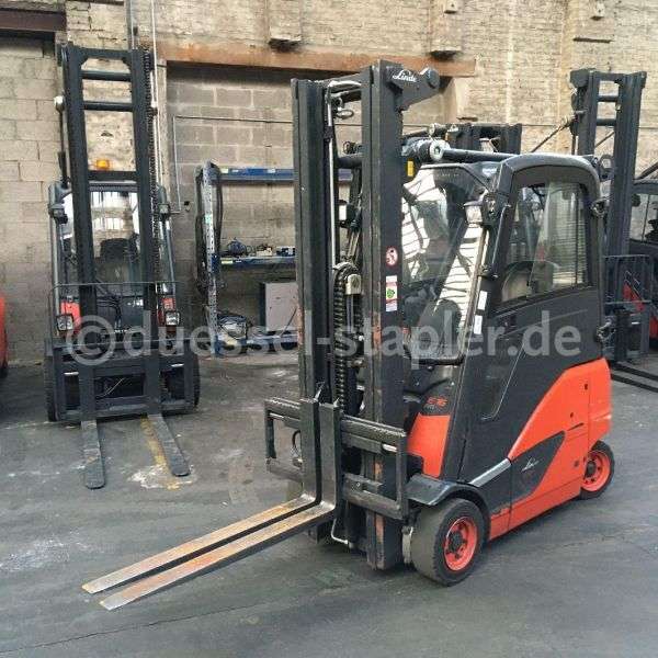 Naujas šakinis krautuvas LINDE E16PH-02 - 2.022Std/Triplex5.050mm/Seitens-photo