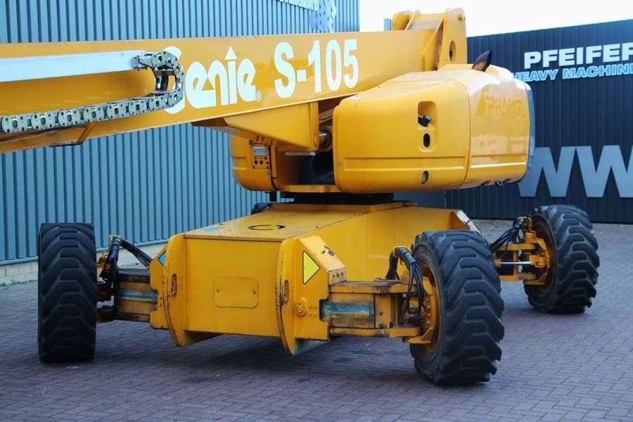 Teleskopinis keltuvas GENIE S105 Diesel, 4x4x4 drive, 34m Working Height, Jib-photo